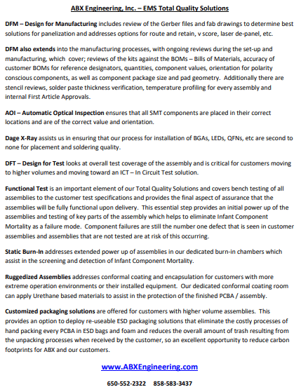 EMS Total Quality Solutions EMS Total Quality Solutions